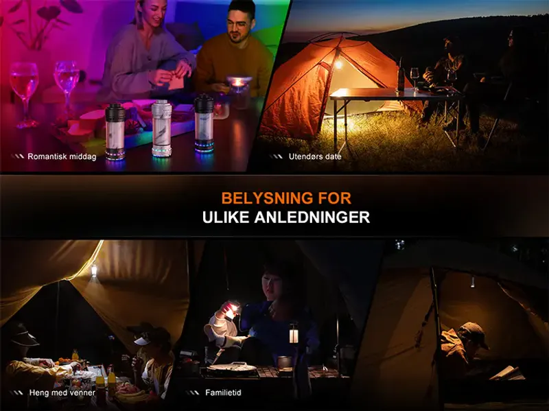 Fenix CL22R campinglykt hvit