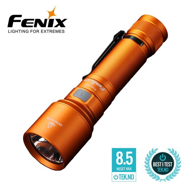 Hovedbilde FENIX C7 ORANGE HIGH-PERFORMANCE LED LYKT LIMITED ...
