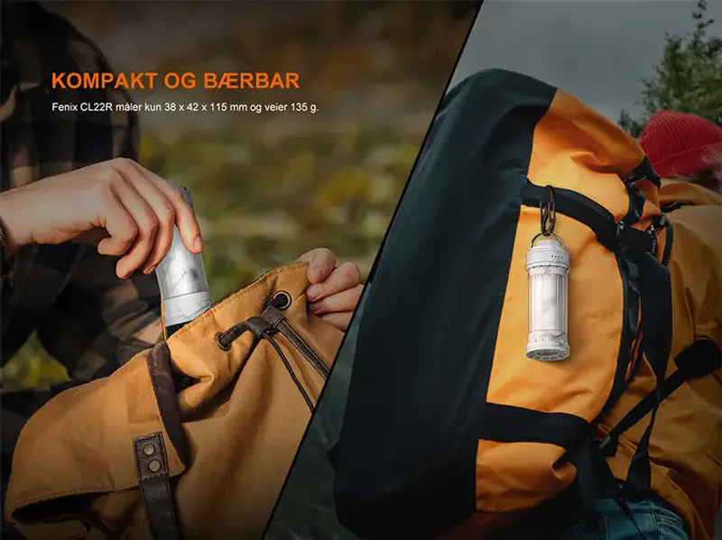 Fenix CL22R campinglykt hvit